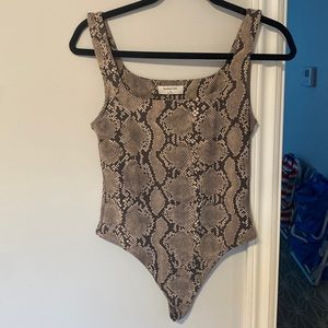 Babaton Contour Tank Bodysuit EUC
